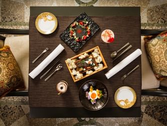 Close-up on Brunch for business lunch at Palazzo Versace Dubai