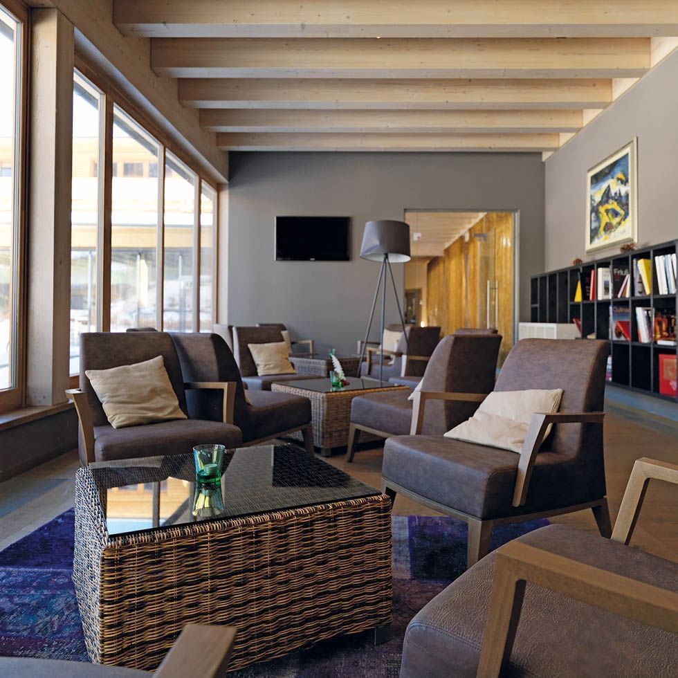 A lounge area at Falkensteiner Hotel Sonnenalpe