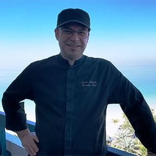 Portrait of Nicolai Schleifer executive chef at Ajman Hotel