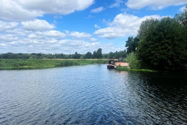 River wey in surrey between Ripley and Pryford leading up to Newark Priory