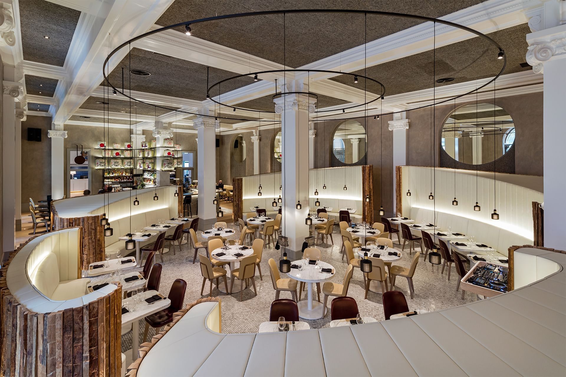 Dining Room at Edwardian Manchester Restaurant, Edwardian Hotels Group