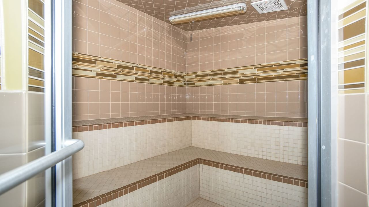 Hotel steam room