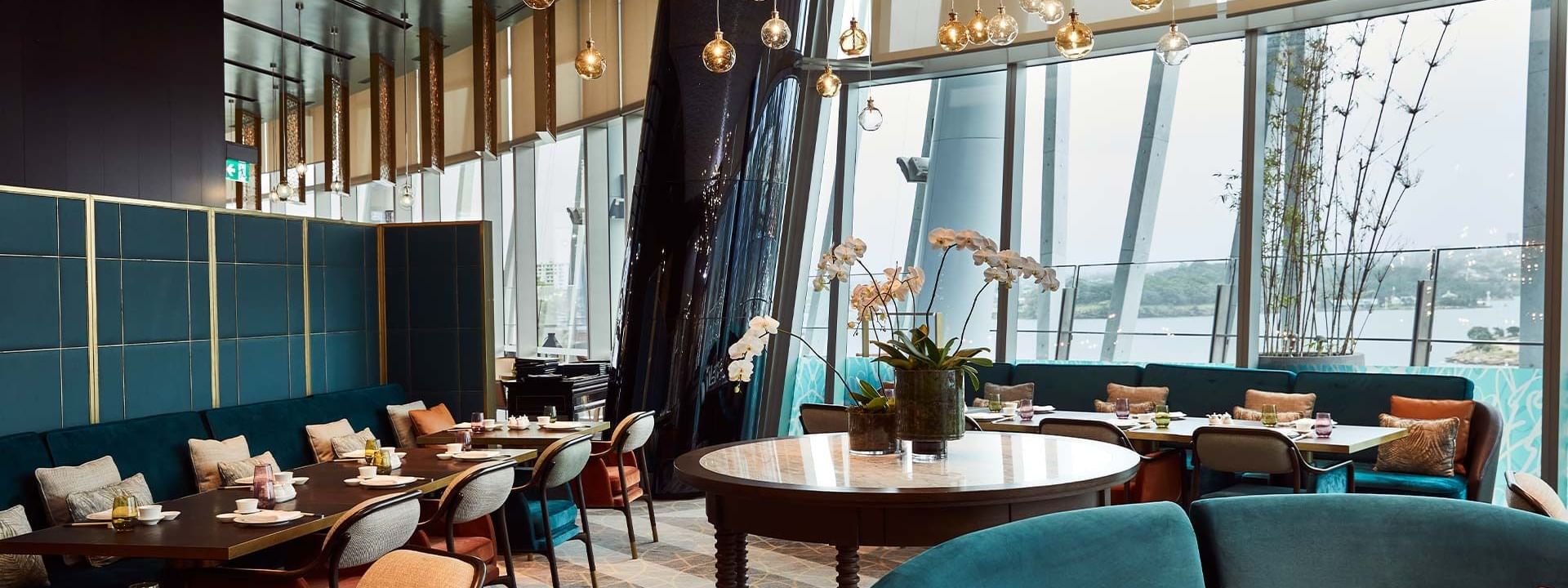 Interior of Silks restaurant at Crown Towers Sydney