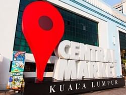 Signboard of Central Market Kuala Lumpur, St Giles Boulevard