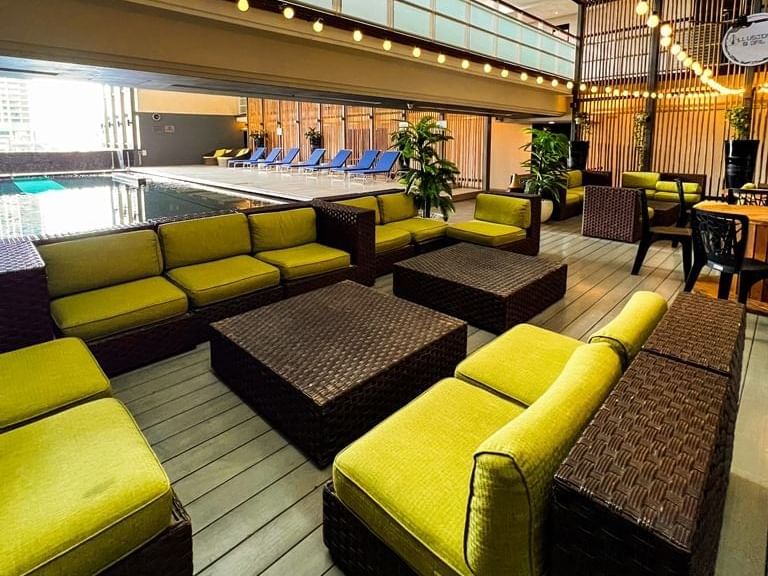Lounge & dining area of Illusionz@3rd at Hotel Maya Kuala Lumpur City Centre