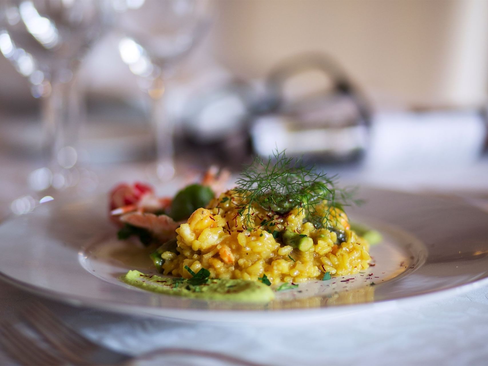 A vegetarian dish served at Hotel Kazbek