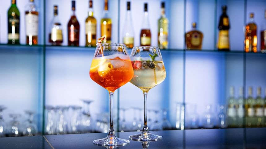 Tease your senses with creative cocktails and an extensive range of wines at Marigold Bar.