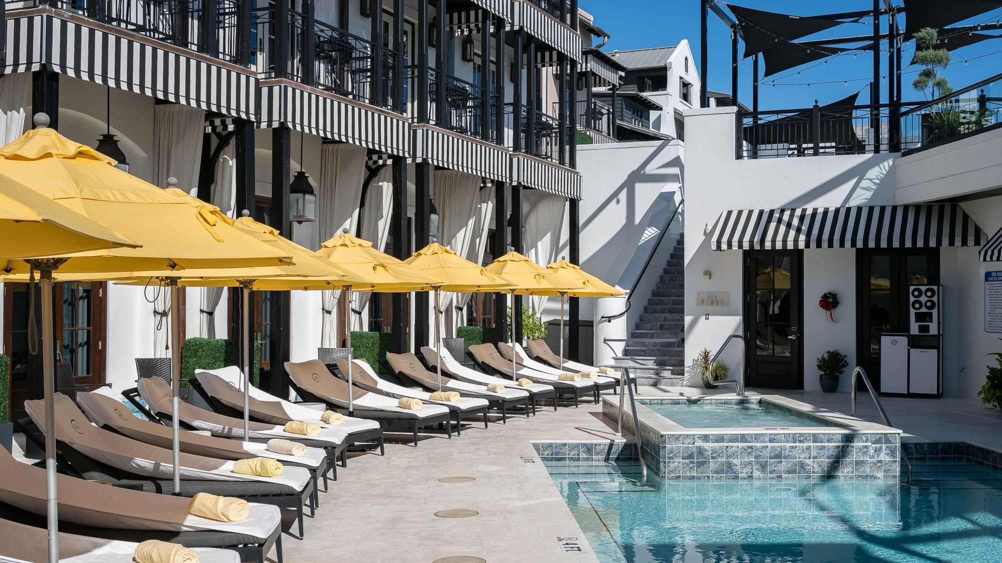 The Pearl Hotel Pool and Deck Area