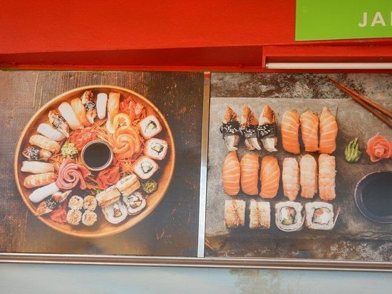 Sushi Platter on a poster at Nesuto Curtin Perth Hotel