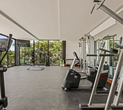 Gym and fitness center at Mundo Imperial