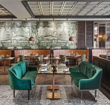 An elegant restaurant Pasceralla at Titanic Chausse Berlin