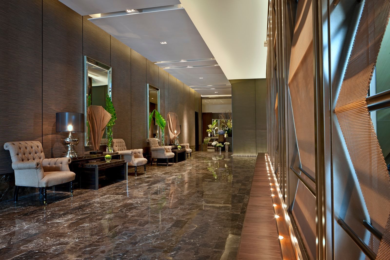 Interior of the Ground Lobby at Okura Prestige Bangkok