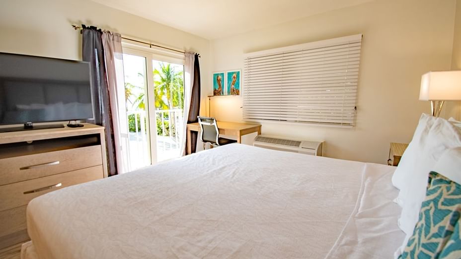 Premier Bay View with One King Bed and Juliet Balcony - Accommodations
