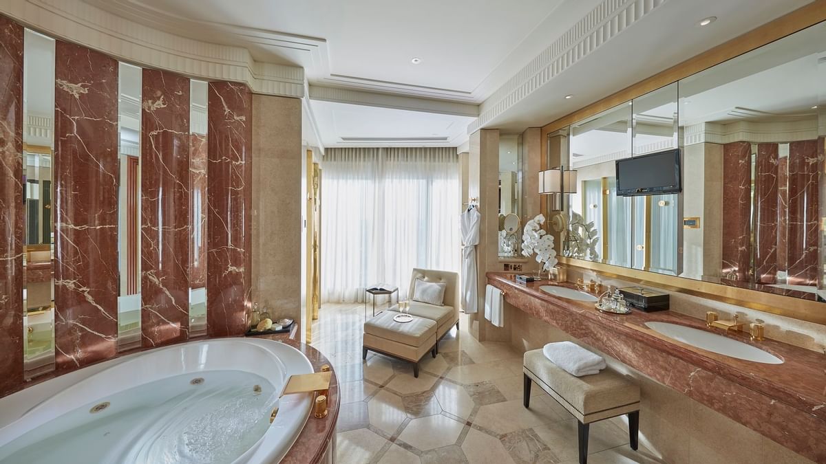 Bathroom in Two-Bedroom Crystal Villa at Crown Towers Sydney