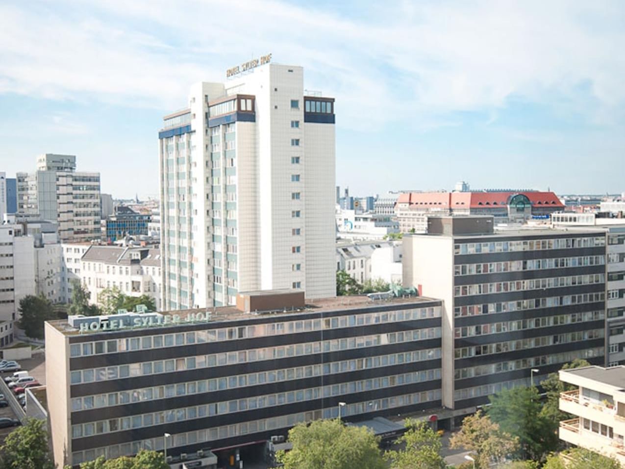 Aerial view of Hotel Sylter Hof Berlin located in the heart of the city