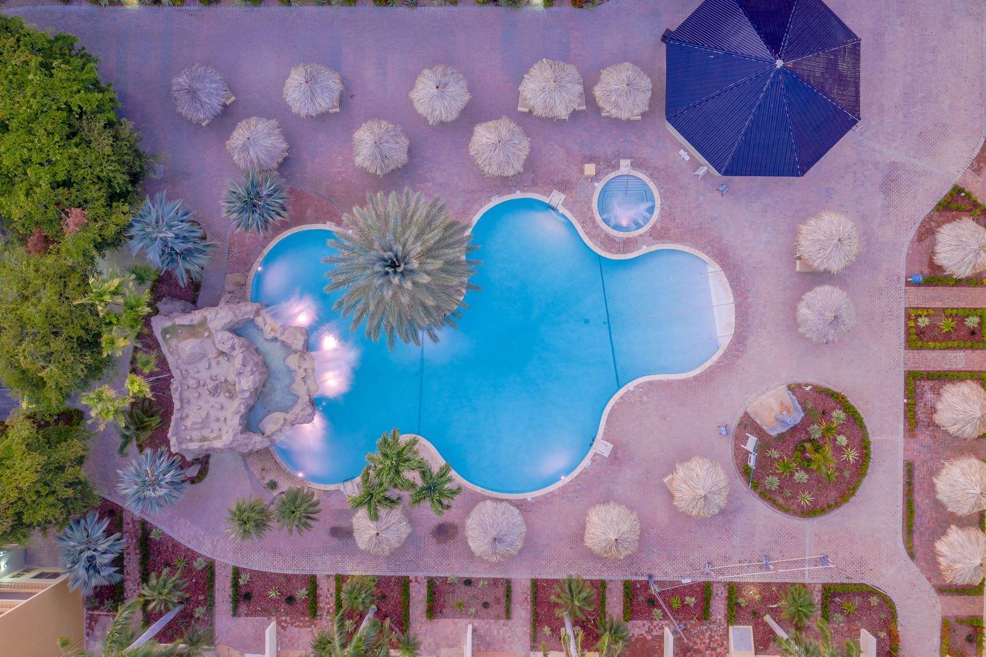 Aerial view of pool at Eagle Aruba Resort & Casino