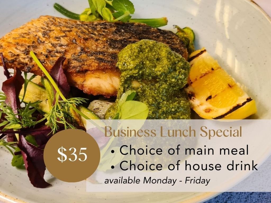 What's on Lunch Special poster used at Amora Hotel Sydney