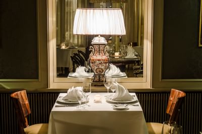 Restaurant at Aria Hotel in Prague