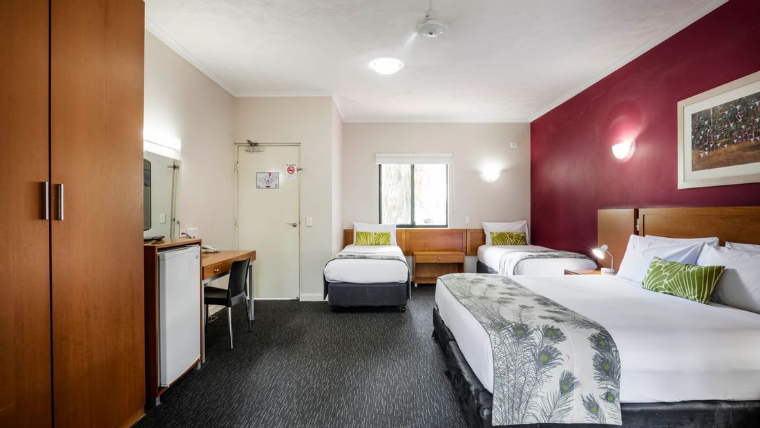 Interior of the Family Room at Darwin Airport Hotels