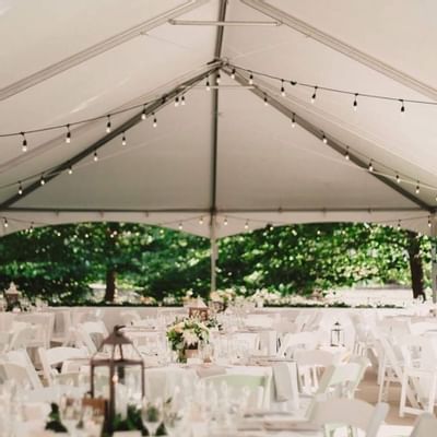 tent setup