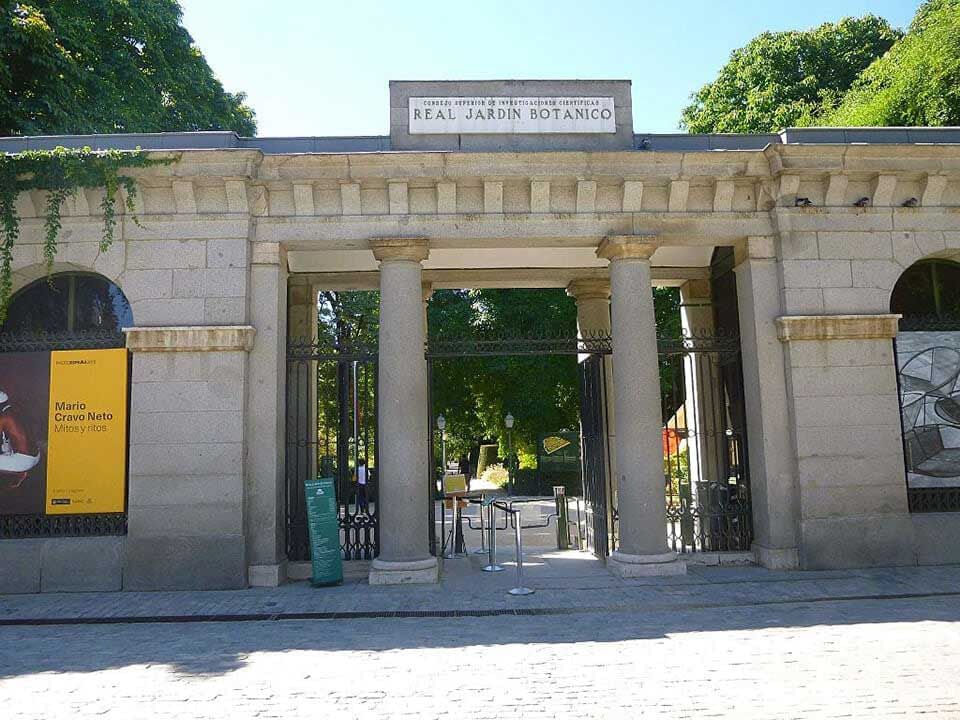 Barrio de las Letras de Madrid Real Jardín Botánico