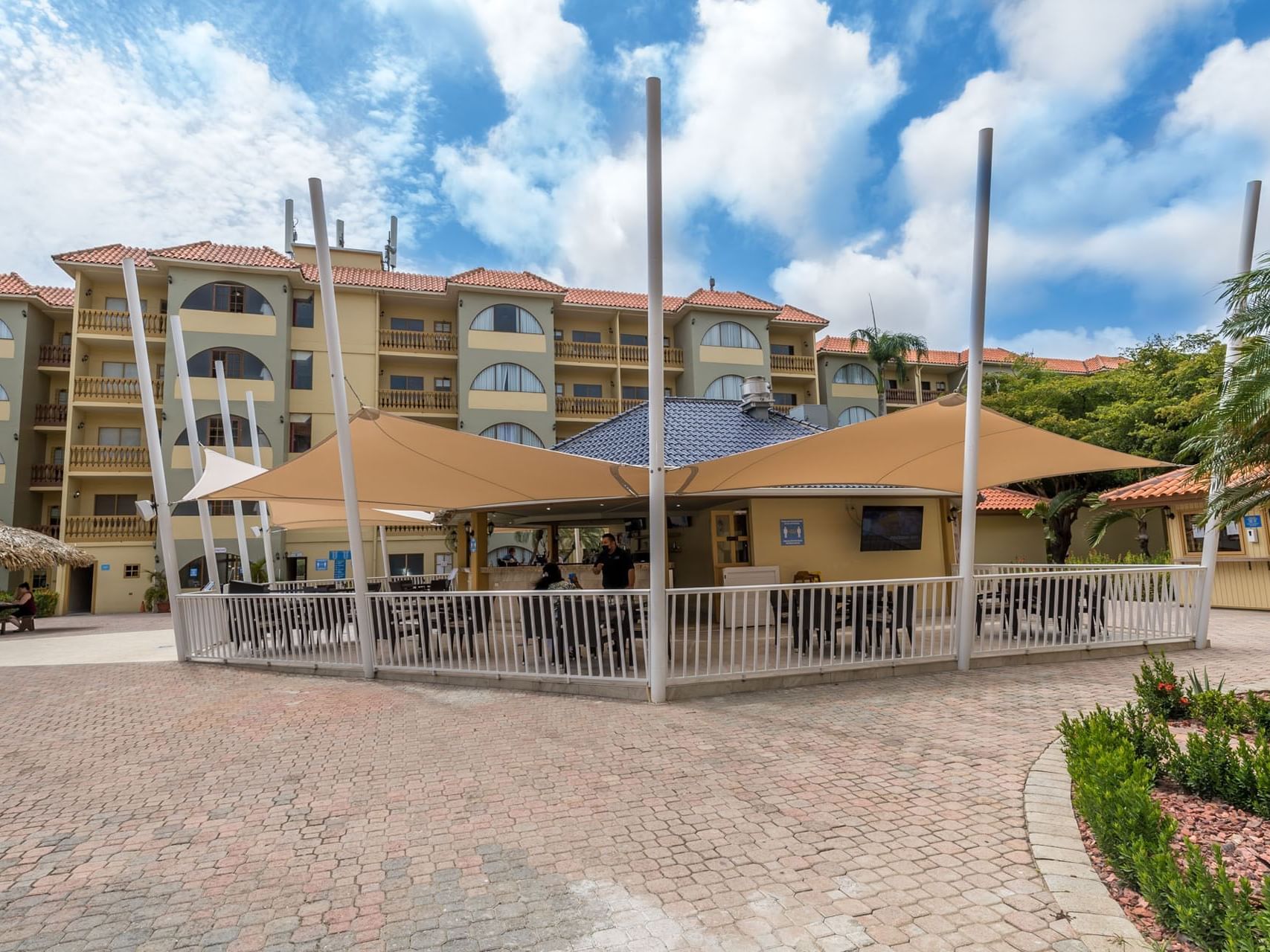 Exterior view of Villa Market near Eagle Aruba Resort