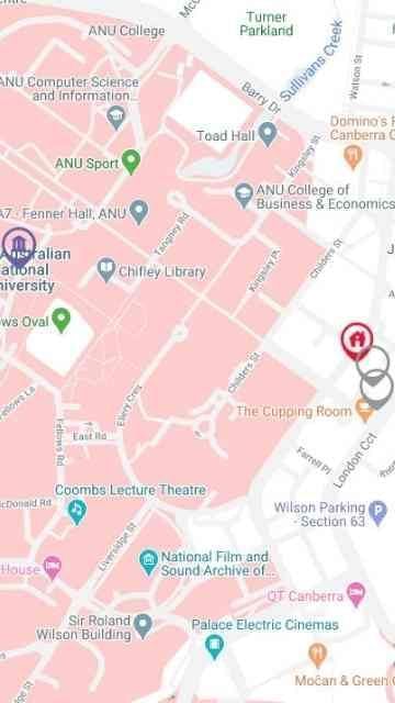 Student Living Academie House Map