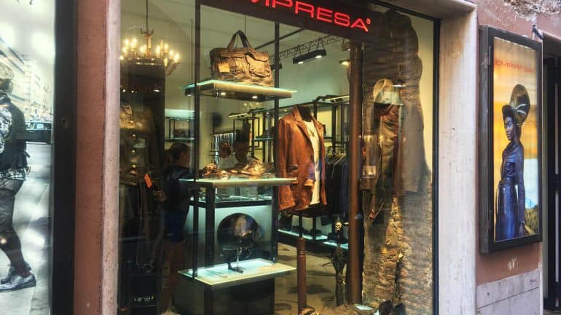 View of display item in Empresa shop near Rome Luxury Suites