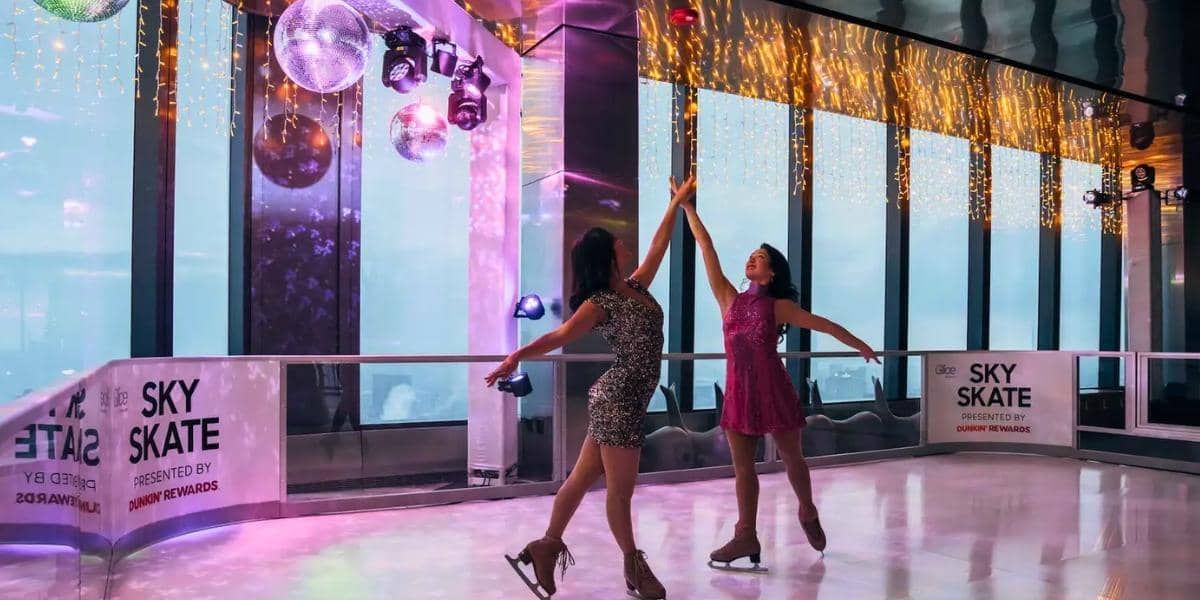 Sky Skate at the Edge Hudson Yards