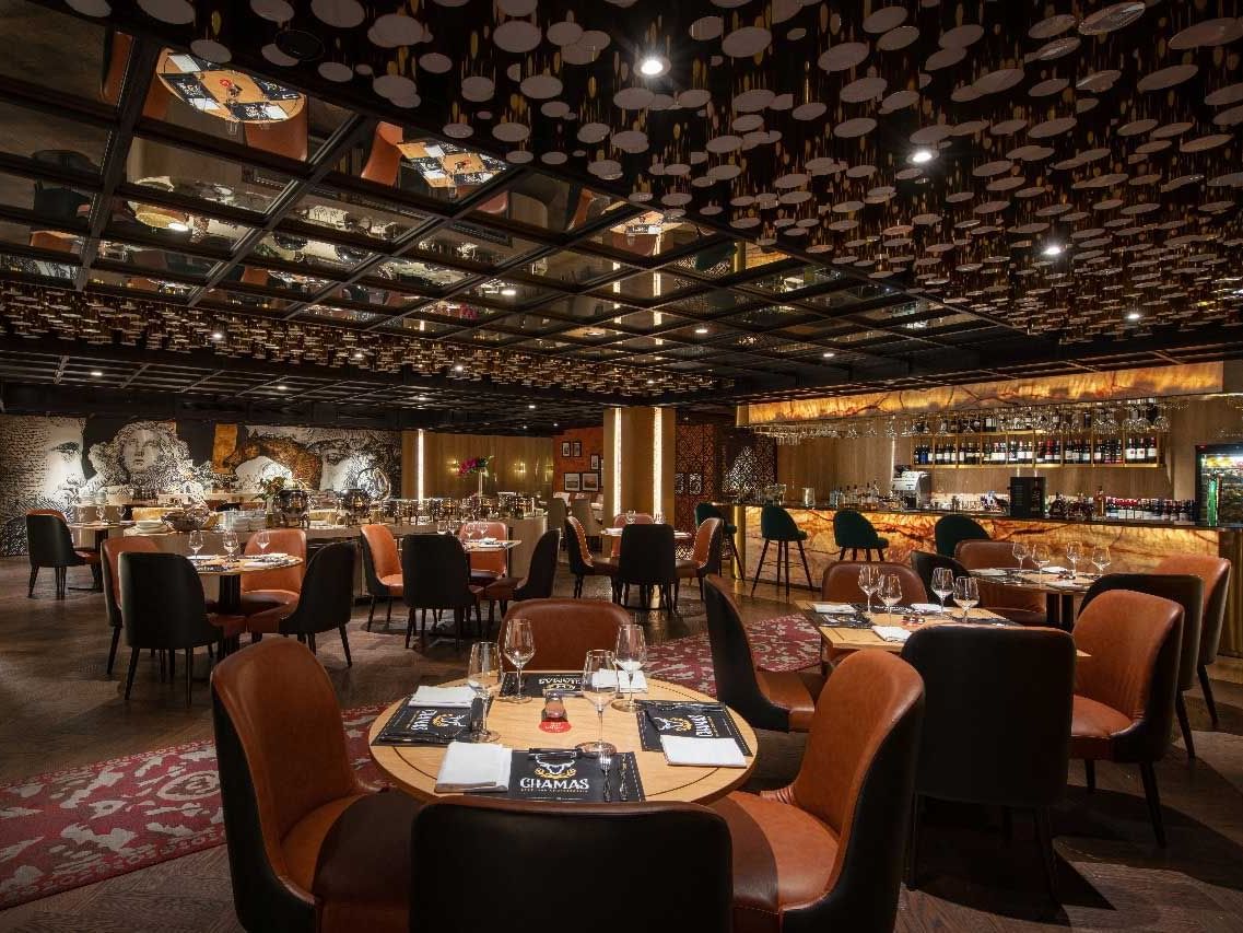Dining area in Chamas Restaurant & Bar in Vasa Hotel Surabaya