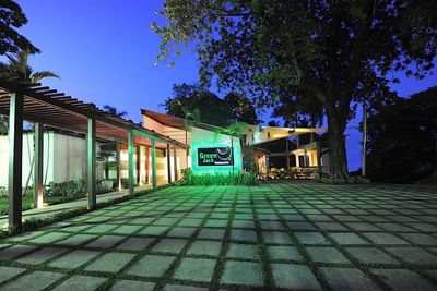 Exterior view of Green Jack restaurant, Blue JackTar Hotel