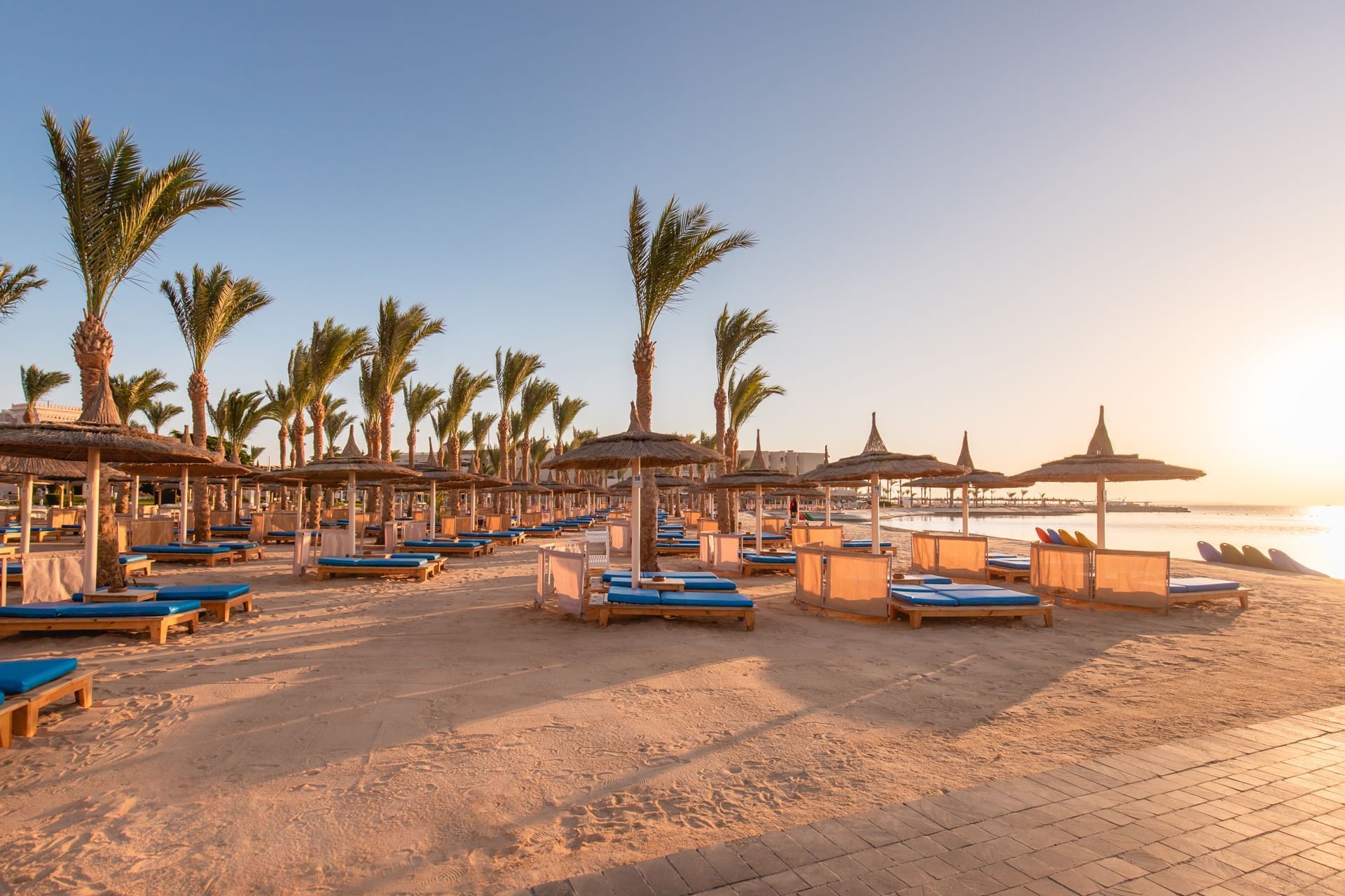 Beach near Pickalbatros Palace Resort in Hurghada