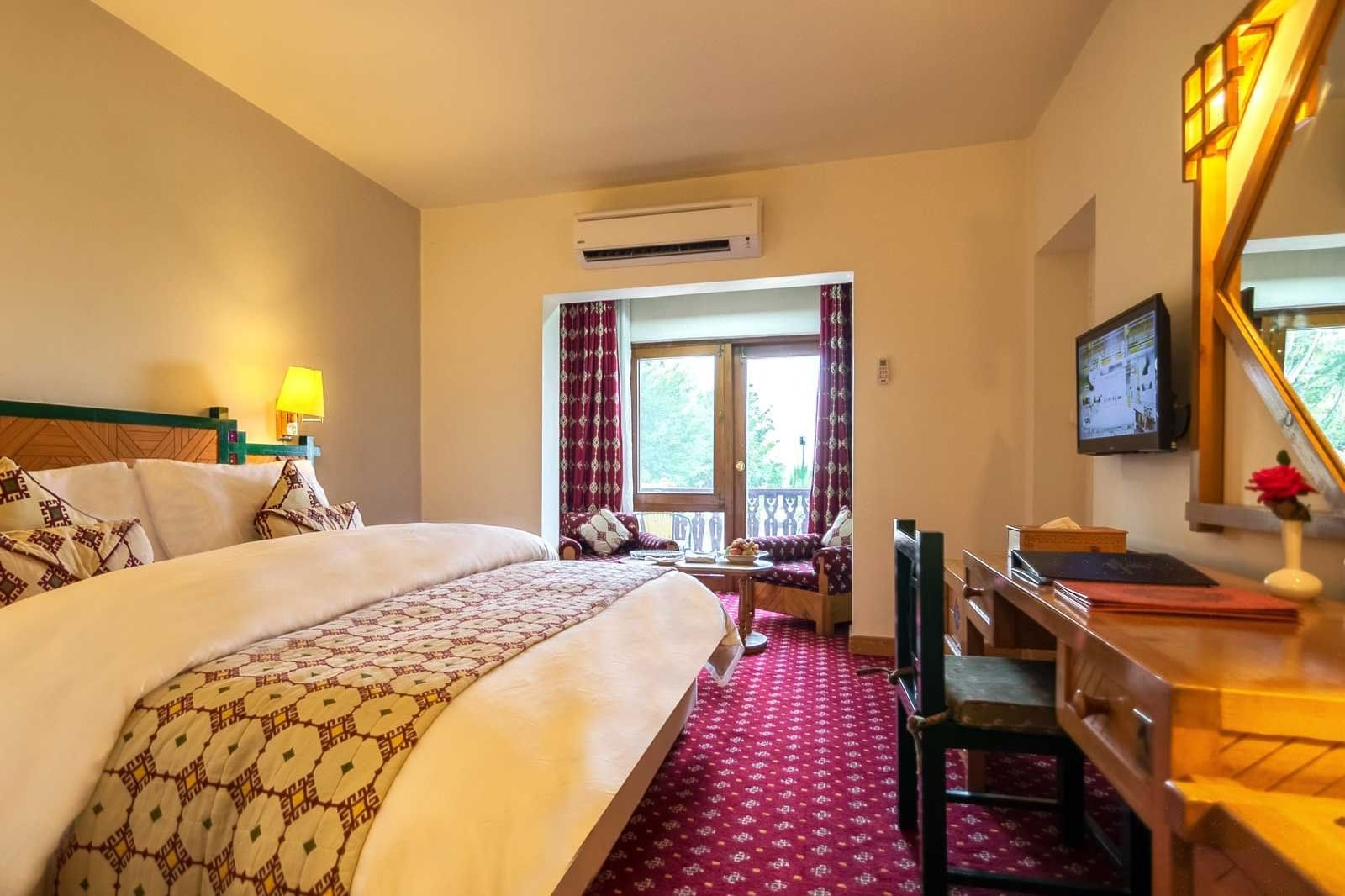 The Interior of a Hotel room at Gilgit Serena Hotel