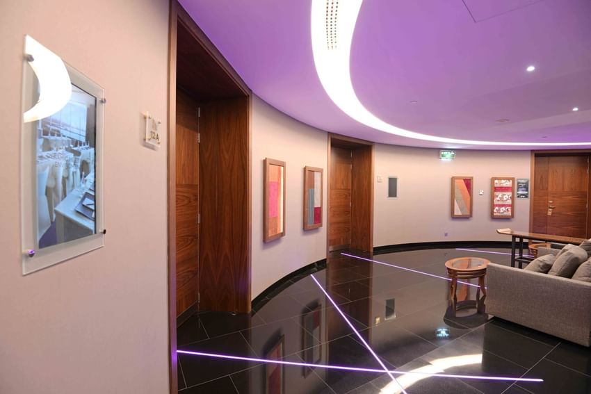 The entrance of meeting rooms in the Tower at Symphony Style