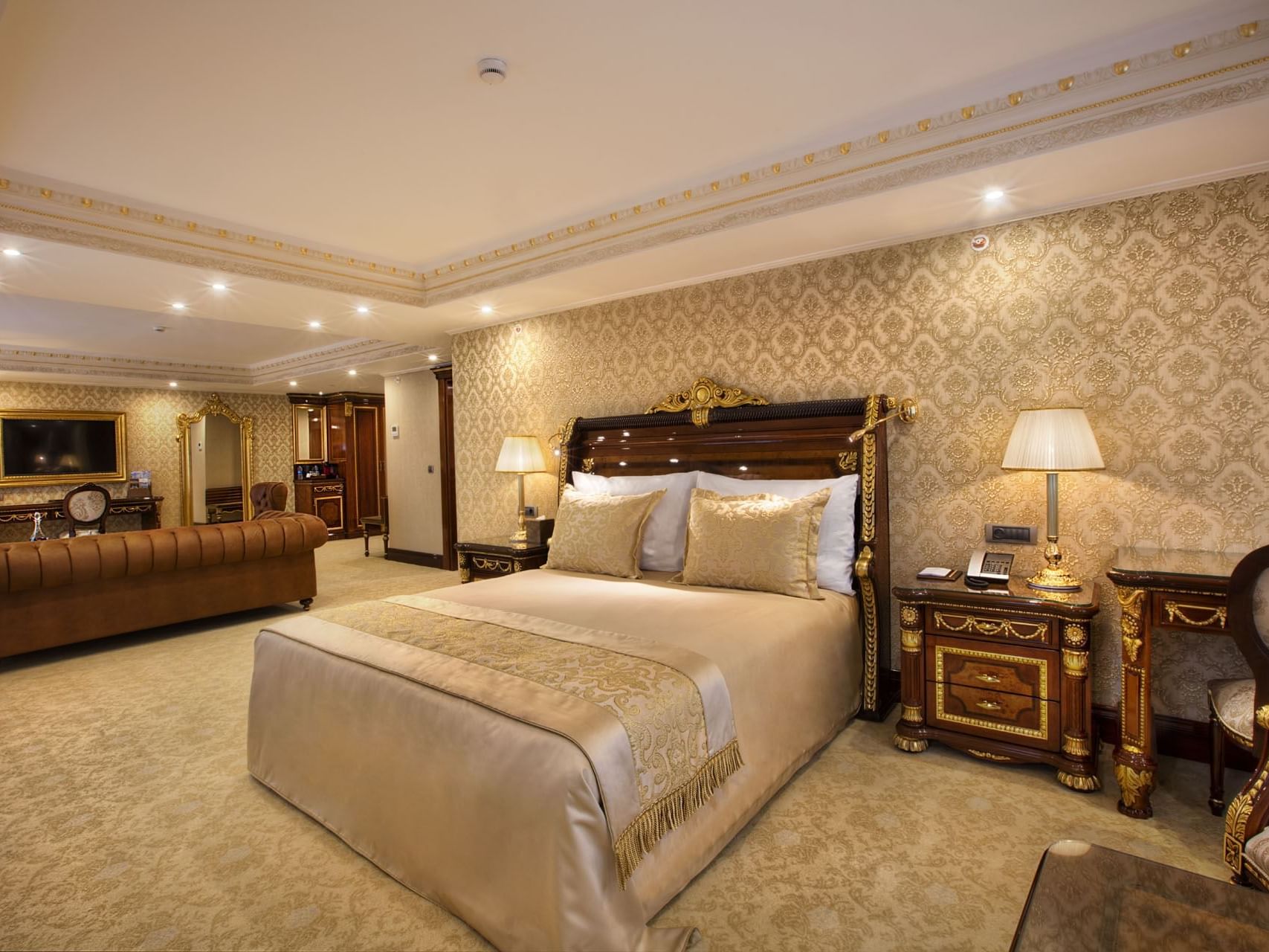 Interior of Junior Suite Room at Ottomans Life Deluxe Hotel