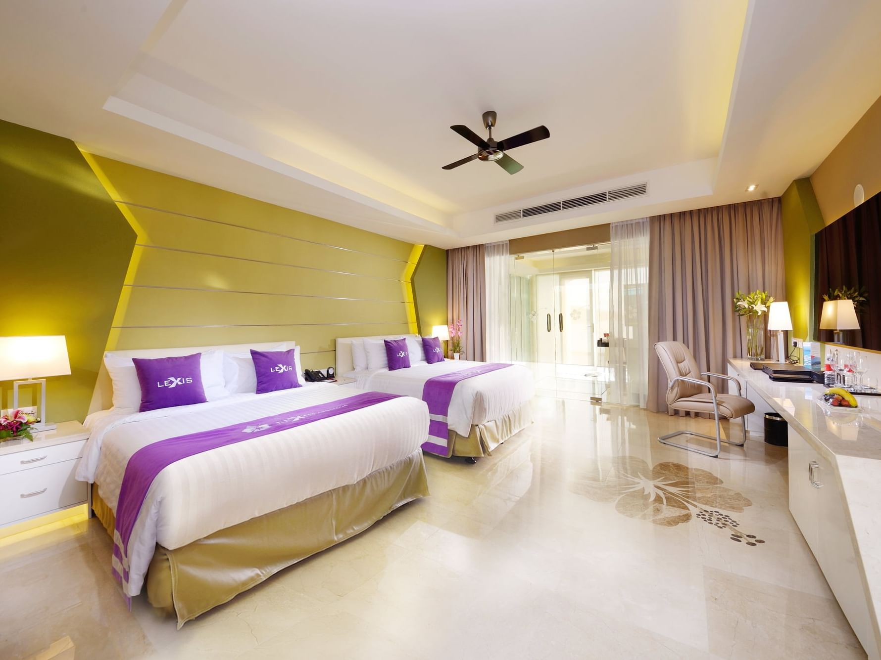 Sea view Premium Pool Villa Room with 2 king size beds - Lexis Hibiscus® Port Dickson