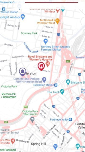 UniLodge Herston Map