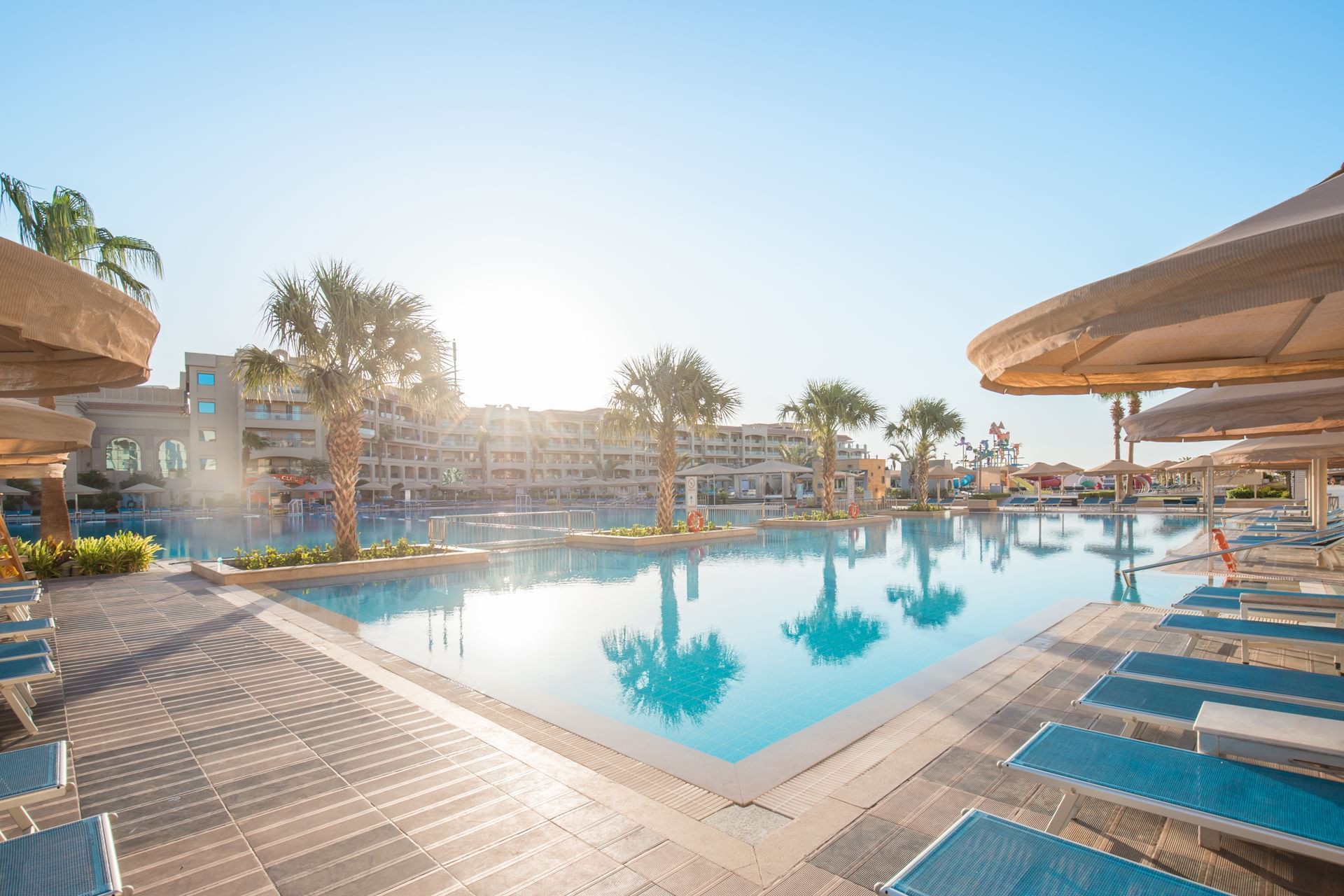 Pool at Pickalbatros White Beach Resort in Hurghada