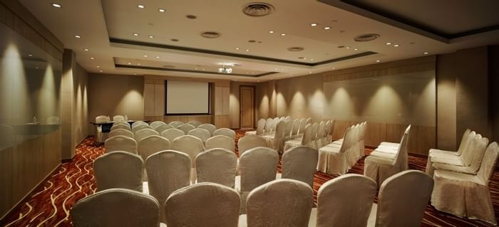 Fishbone set-up in Function Room at Sunway Putra Hotel