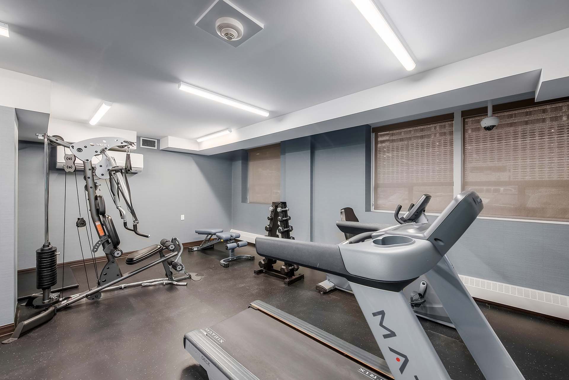 Fitness centre and workout equipment