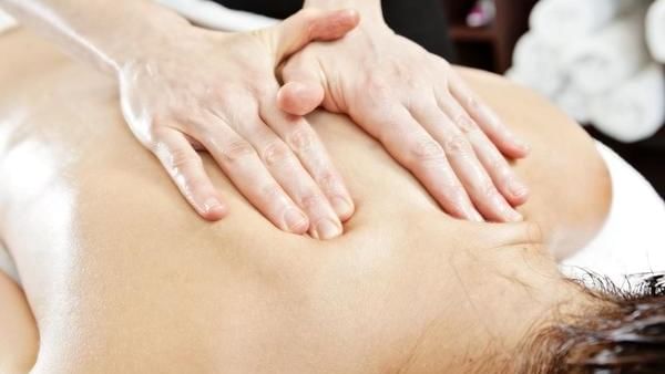 Lady getting Body Massages from the spa at Grand Fiesta Americana