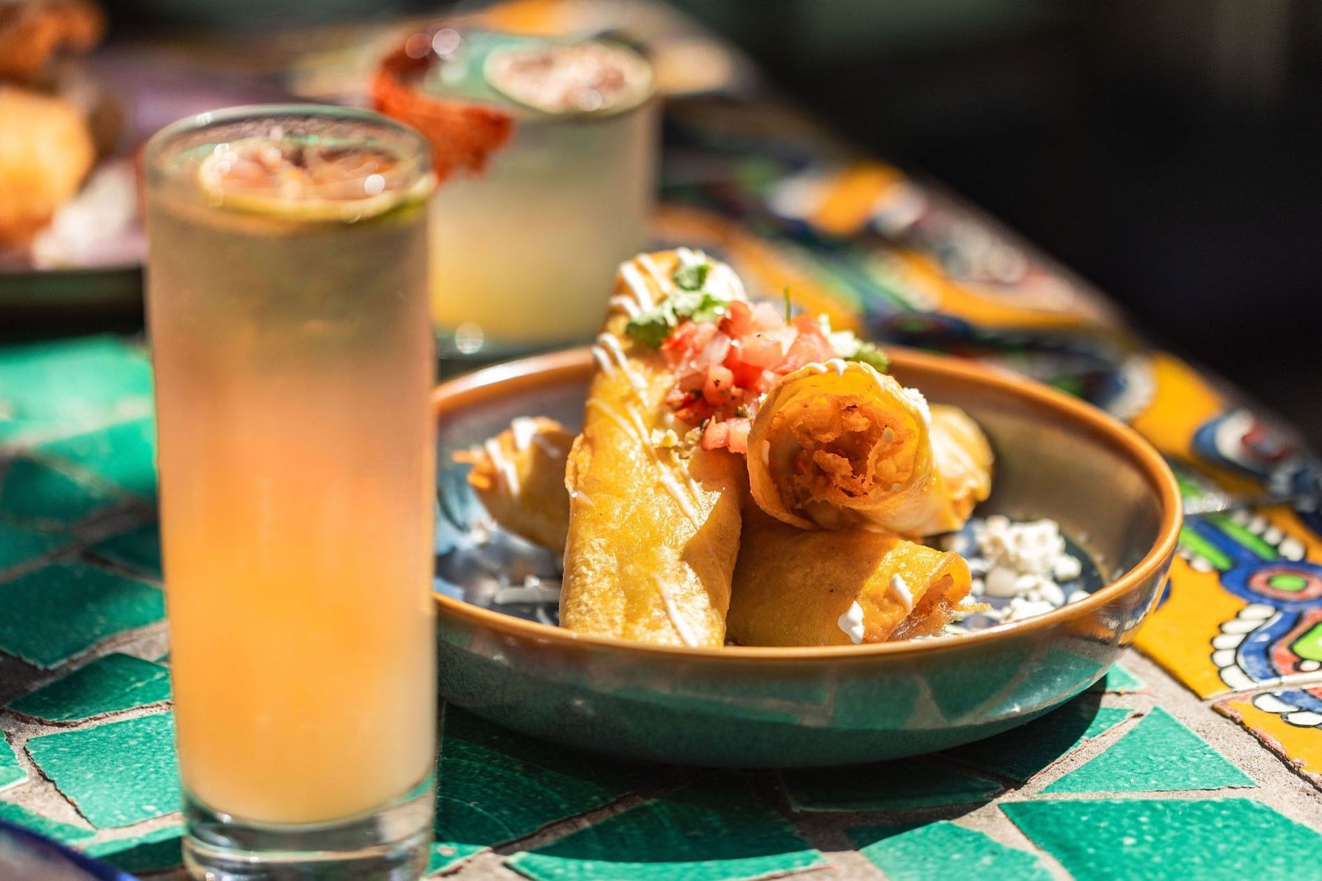 Close-up Image of foods Served at mission Inn 