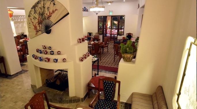 Interior of Xuelian Restaurant at Quetta Serena Hotel