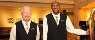 Two employees at The Paramount Hotel Portland