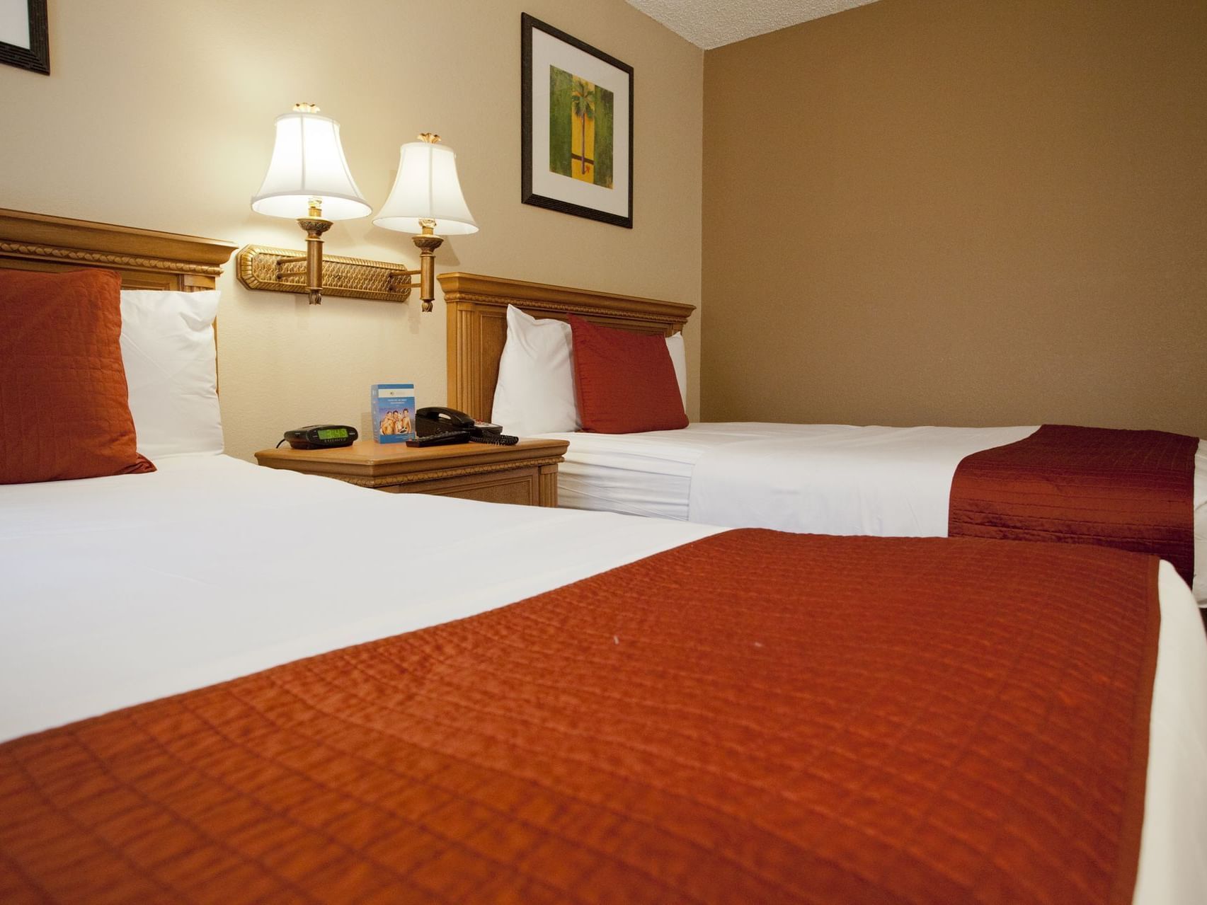Twin beds of Mini Suite at Legacy Vacation Resorts