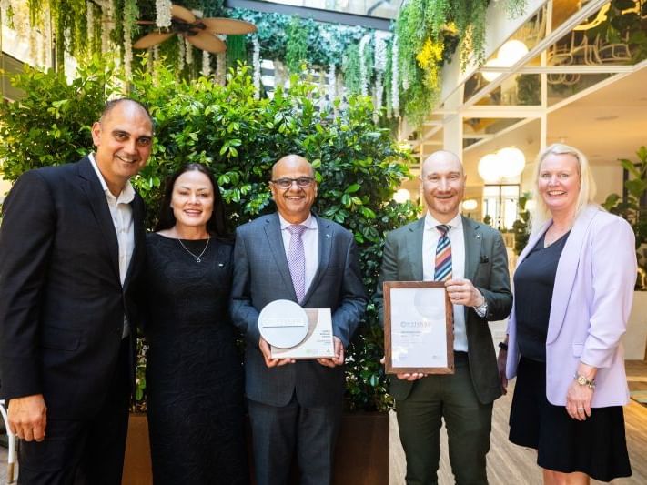 The management of the hotel holds awards of Sustainable Tourism Certification at Sofitel Brisbane Central