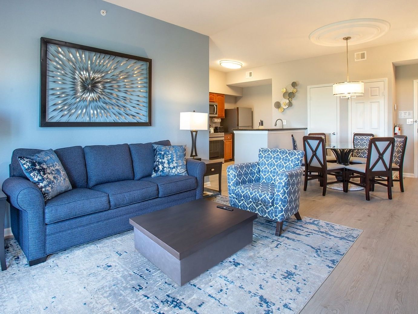 LBV Signature Suites - 2 Bedroom 2 Bath - Living Room and Dining Room