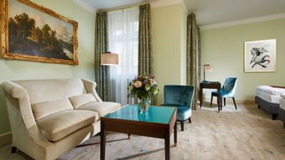 Junior Suite with 2 double beds at Aria Hotel in Prague