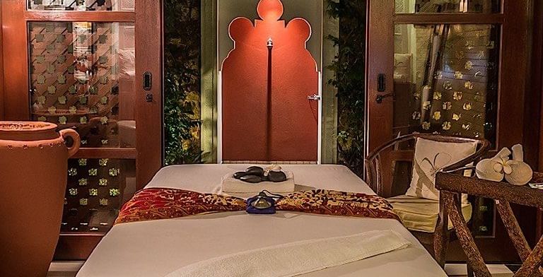 Maisha Spa with candles at Serena Beach Resort & Spa