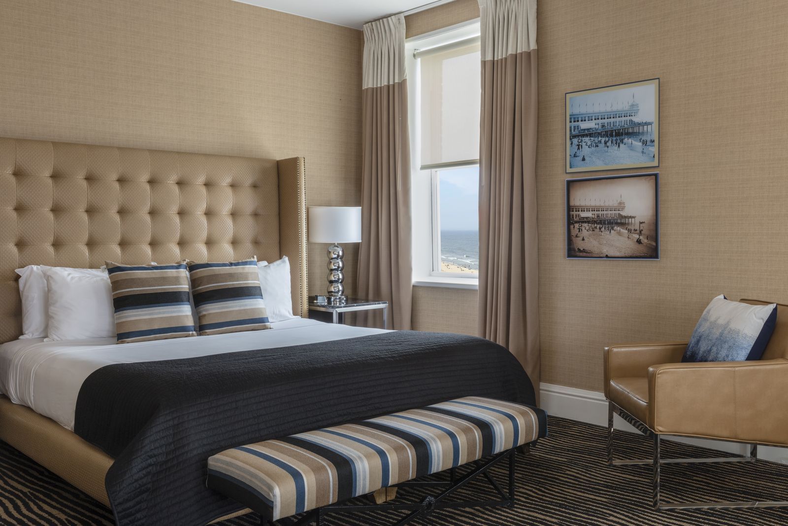 Stylish Ocean View Beachfront Rooms in Asbury Park